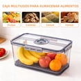 thumbnail image 4 of Panera Herm&eacute;tica con Temporizador, Contenedor para Pan con Tapa Ajustable y V&aacute;lvula de Aire, Mantiene Pan Fresco, Para Pan Casero, Bagels, Tostadas (Gris, 15&times;7&time, 4 of 8