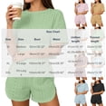 thumbnail image 3 of Tqcoqu Women's Eyelet Embroidery 2 Piece Outfit, Crew Neck Short Sleeve Top & Elastic Waist Split Hem Shorts, Breathable Summer Loungewear Pajama Set for Women﻿,Pink Women's M-XXL, 3 of 5