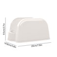 thumbnail image 3 of Pot Lid Holders Organizer, Plastic Pot Lid Stand, Kitchen Stove Tool Drainage Storage Rack, Multifunction Kitchen Countertop Storage Rack, 3 of 5