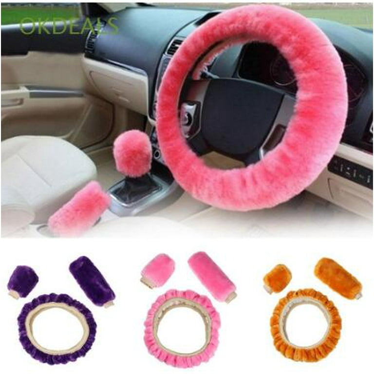 Furry steering wheel cover walmart deals