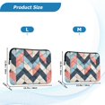 thumbnail image 4 of FORMRS 13-13.3 inch Laptop Sleeve Case Soft Carrying Quilted Computer Bag Cover, Pink Geometric, 4 of 7