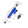 thumbnail image 3 of Unique Bargains Universal Motorcycle Steering Damper Blue Adjustable Linear Stabilizer for Scooters Steetbike, 3 of 6