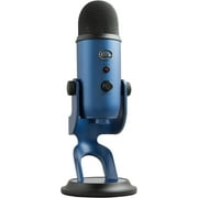 lue Yeti USB Microphone for PC, Mac, Gaming, Recording, Streaming, Podcasting, Studio and Computer Condenser Mic with Blue VO!CE effects, 4 Pickup Patterns, Plug and Play  Midnight Blue