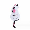 thumbnail image 1 of Whimsical Cat Pendulum Wall Clock with Moving Tail and Swinging Motion for Home Decor, 1 of 5