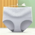 thumbnail image 5 of WTXUE Womens Panties High Waist Shapewear Tummy Control Bladder Control Underwear for Women s Cotton No Top Full Briefs Soft Breathable Ladies Ladies Underwear Panties Gray XL, 5 of 5