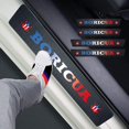 thumbnail image 1 of Hangoo 4pcs Puerto Rico Coqui Carbon Fiber Car Door Front/Rear Sill Plate Protectors, Boricua Coqui Car Accessories,Reflective Sticker Decorative Door Entry Guard Door Threshold Scratch Pad Film, 1 of 6