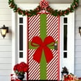 thumbnail image 5 of Yhmxh Christmas Door Cover Merry Christmas Decorations Red Gift Box Front Door Banner Christmas Backdrop Hanging Xmas Tree Front Door Covers Background Banner for Xmas Window Party Decor, 71"x35", 5 of 7