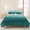 Teal Green, variant on 3 Pieces Queen Quilt Set,Watercolor Garden Flower Plant Soft Bedding Sets with 1 Quilt & 2 Pillow Shams,Blossom Poppy Floral on Burlap Summer Bedspread Lightweight Coverlet Comforter for All Season