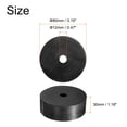 thumbnail image 2 of 4 Packs Rubber Spacers 80mm OD, 12mm ID, 30mm Height Round Anti Vibration Spacer Thick Rubber Washers, 2 of 6