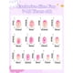thumbnail image 2 of Press on Nails EBANKU Kids, cubierta completa de acrílico, 78 unidades, paquete de 3, 2 of 7
