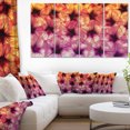thumbnail image 1 of Close Up Purple Flower Design - Floral Canvas Art Print, 1 of 3