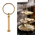 thumbnail image 4 of Soporte para pastel de 3 niveles YONGSHENG Kit de accesorios de varillas Metal Dorado 5 bodas, 4 of 5