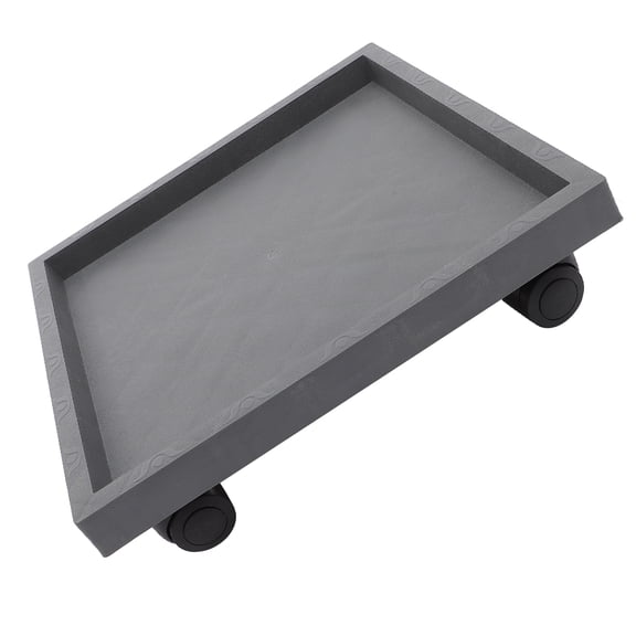 Masteelf Plastic Gardening Pot Tray with Rolling Base for Flowerpots and Plant Care