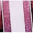 thumbnail image 2 of Dusty Rose and Pearl White Striped Organdy Margaritte Craft Ribbon 0.5" x 120 Yards, 2 of 2