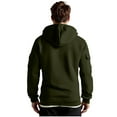 thumbnail image 5 of HAOTAGS Mens Sport Hoodie, Active Long Sleeve Hooded Sweatshirts with Pockets Casual Pullover Top Army Green 3XL, 5 of 8