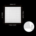 thumbnail image 2 of Uxcell 7x7 inch Removable Hinged Access Panel ABS Plumbing Access Doors Easy Wall Hole Cover White, 2 of 6