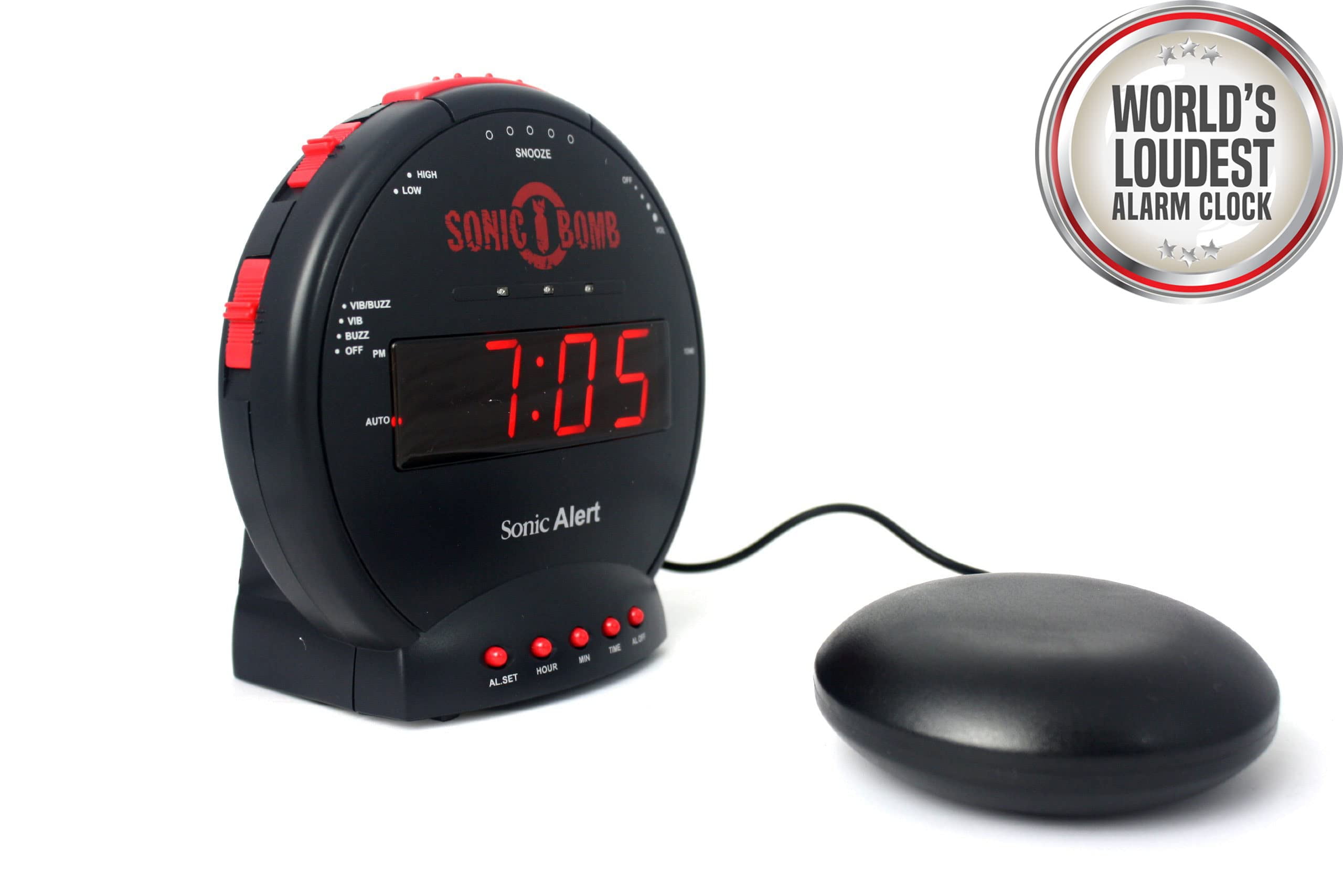 Sonic Bomb Digital Alarm Clock