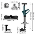 jinhua058 Toilet Plunger, High Pressure Spray With Realtime Pressure