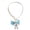 2Pcs Blue, variant on COM1950s Curtain Tiebacks with Bow and Bead Accents, Decorative Curtain Holdbacks for Window, Adjustable Tie Backs for Living Room, Bedroom