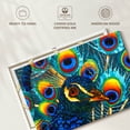 thumbnail image 6 of Elephant Stock Insane Peacock Wall Art - Horizontal Canvas Wall Art - Living Room Wall Decor - Animal Canvas - Turquoise And Teal Decor By Daniel Jean-baptiste - 48" x 32", 6 of 8