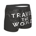 thumbnail image 3 of Balery Travel The World1 Men's Boxer Briefs, Soft and Breathable Cotton Underwear with nylon Waistband-X-Large, 3 of 9