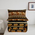 thumbnail image 5 of Erosebridal Teens Animal Elephant Bedding Sets Full with Comforter,Bohemian Wildlife Duvet Insert,Aztec Room Decorative,Reversible,3pcs, 5 of 8