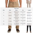 thumbnail image 3 of Mifsaly Men Casual Chino Pants Straight Leg Cotton Twill Trousers Lightweight Breathable Work Everyday Wear Slim Fit Pant with Pockets S, 3 of 5