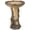 Castle, variant on Bird Bath Bowl Outdoors Birdbaths Supports Resin Tree Stump Birdbaths Statues Fountains Bird Feeder Stand Garden Bowl Ornament Decor