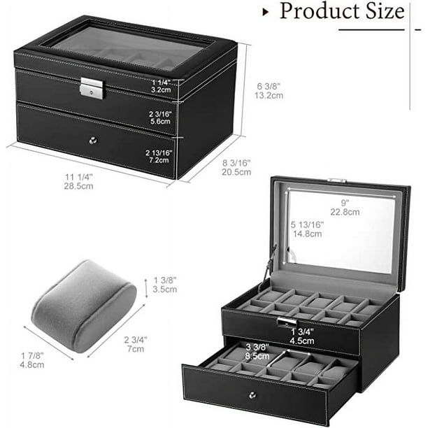 Jewelry box 2024 with watch holder