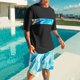 thumbnail image 4 of Mangas de Mano para Hombres, Impresión Hawaiana Suelta Casual, Pantalones Cortos Deportivos de Cintura Elástica Y Set de Blusa, 4 of 5