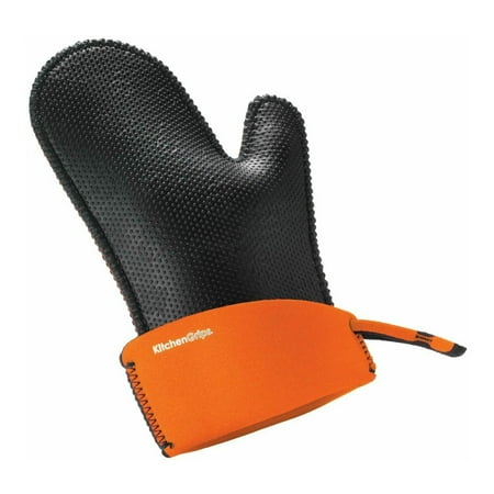 

Kitchen Grips Chef s Mitt Large Black/Orange