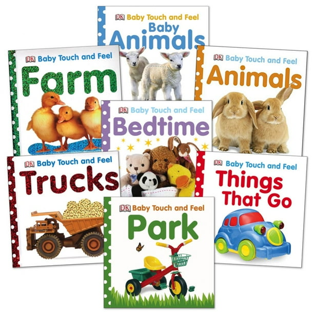 DK Publishing Baby Touch and Feel Board Books Set of 7