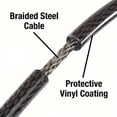 thumbnail image 4 of Bike Lock Cable 2 Pack 4 ft 8mm Combination Lock for Bikes Scooters Black, 4 of 9