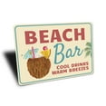 thumbnail image 3 of Beach Cocktail Novelty Decor, Metal Wall Sign - 10x14 Inches, 3 of 4