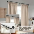 thumbnail image 6 of 240-Inch Extra Long Blackout Curtain Rod - Heavy Duty Industrial Adjustable Drapery Rod for Indoor/Outdoor Use - 1-Inch Diameter Room Darkening Window Treatment, Room Divider, 6 of 8