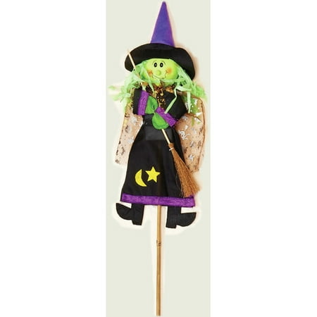 Worth Imports Witch on Stick Halloween Decoration