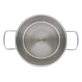 thumbnail image 4 of - 16 qt. Stainless Steel Stock Pot with Lid - Heavy Duty Induction Large Stock Pot Stew Cookware for Simmering Soup Canning Soup Pasta VegetableOven Safe Induction Ready, 4 of 5