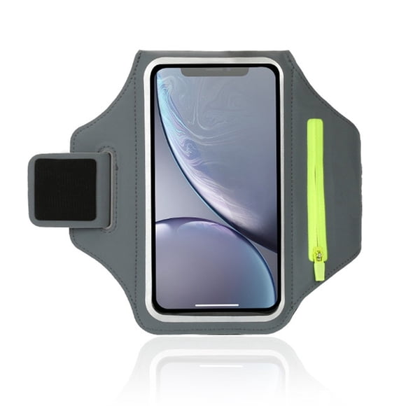 7.0 Brazalete Deportivo con Cremallera Grande para Correr, Bolsa para el Brazo para Fitness, para Exteriores, para Teléfono Móvil, para Hacer Ejercicio en el Brazo, para Correr, A