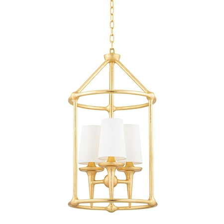 

Hudson Valley Lighting 6617 Torch 3 Light 17 Wide Pendant - Gold