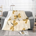 thumbnail image 2 of XMXT Flannel Throw Blanket for Couch, Cute Dragonfly Hearts Bed Sofa Decor Blankets for Home Bedroom, 50 x 40 inches, 2 of 9