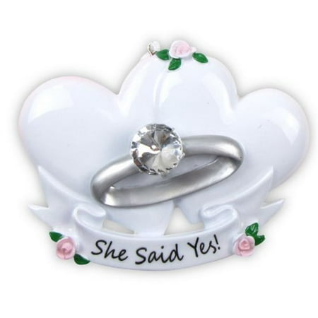 Christmas Ornament Engagement Ring