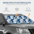 thumbnail image 3 of Goofa Flower Pattern 2 Piece Car Windshield Sun Shade Foldable | Front Windshield Shade for Sun, Heat and UV Rays | Sunshade for Car Front Window-, 3 of 7