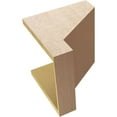 thumbnail image 6 of 12"W x 12"D x 12"H Wide Clemmons Rough Cedar Woodgrain TimberThane Corbel, Primed Tan, 6 of 6