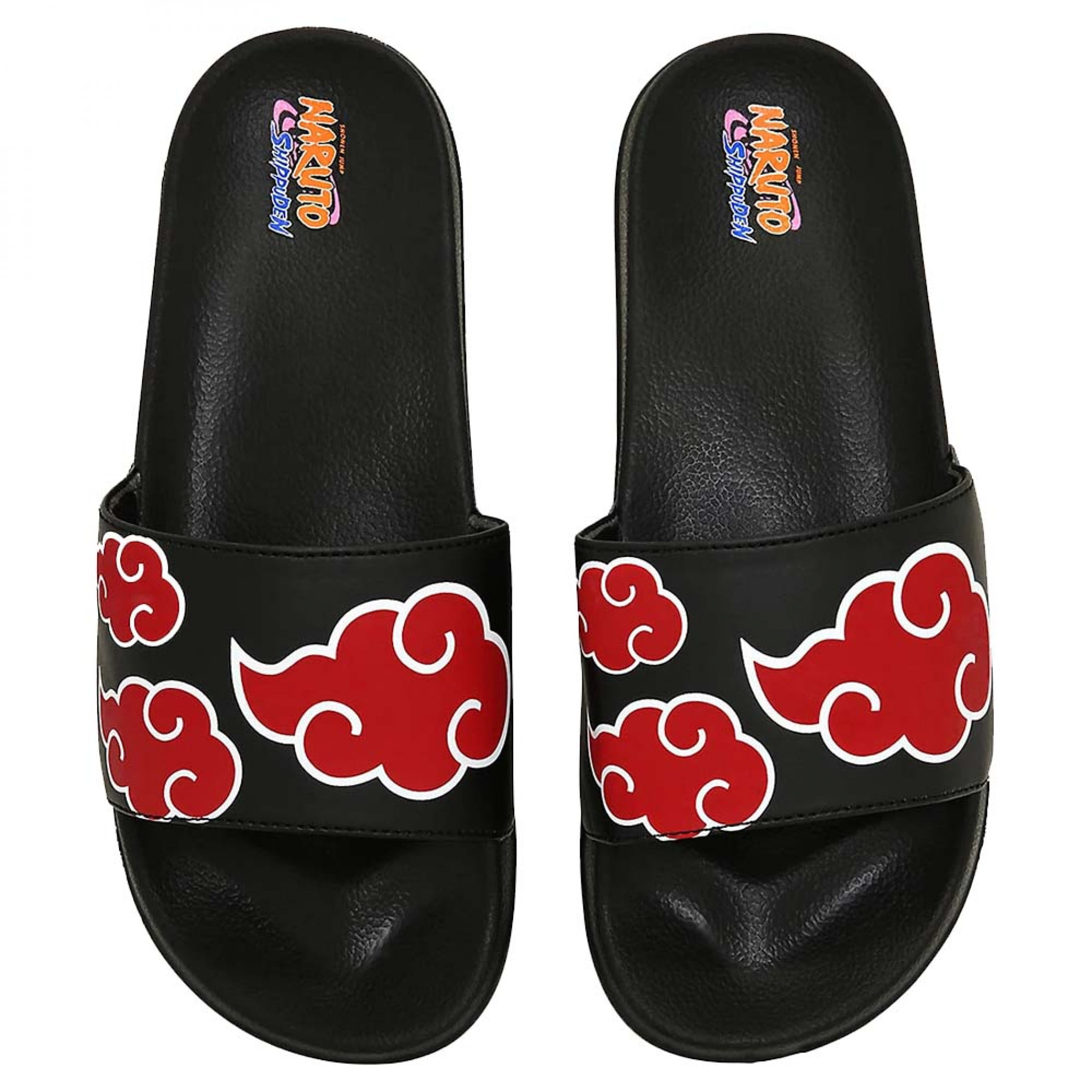 Naruto Logos Slides Sandals-Large - Walmart.com