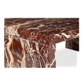 thumbnail image 3 of Moe's Home Collection Rosa Coffee Table Rosso Levanto Marble Stone Coffee Tables, 3 of 6