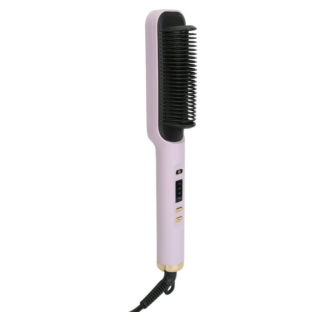 Peine Alisador De Cabello, Temperatura Ajustable Portátil, Cepillo Alisador De Calor Rápido Para Mujeres Para El Hogar