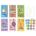 thumbnail image 1 of Tarjetas de San Valentín HEYINSHEN Kids con sobres y pegatinas, 1 of 8