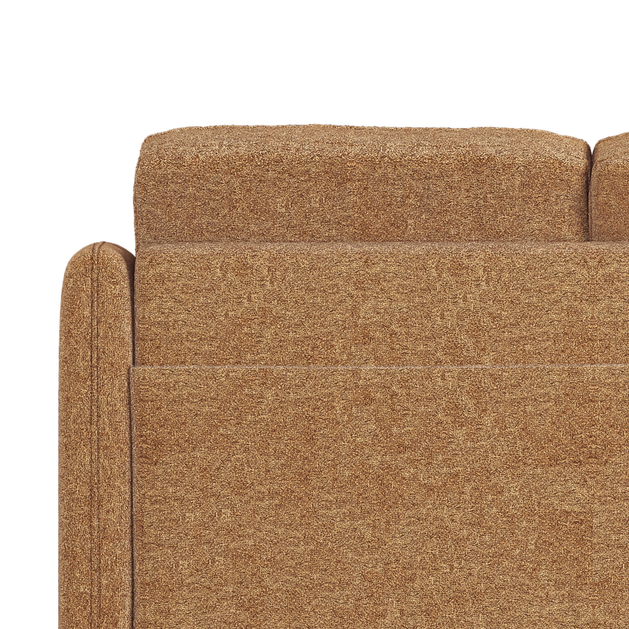 Mainstays Westley Swoop Arm Sofa, Burnt Orange