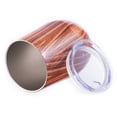 thumbnail image 2 of Drinco 12 oz Wine Tumbler Stainless Steel with Lid Coffee Cup Vacuum Insulated Mug -Woodland, 2 of 5