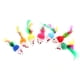 thumbnail image 1 of Juego de 7 ratones de juguete peludos, colores aleatorios, 1 of 5